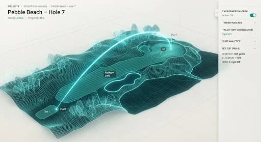 Virtual Golf Booking System project preview